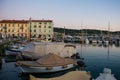 Dusk at Izola Waterfront, Slovenia Royalty Free Stock Photo