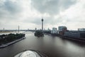 Dusseldorf cityscape skyline at summer 2017, Germany