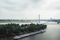 Dusseldorf cityscape skyline at summer 2017, Germany