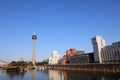 Dusseldorf Germany - Hafen skyline