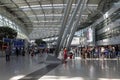 Hall of a departure of the airport Dusseldorf International