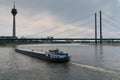 Inland navigation vessel, Rhine, Germany