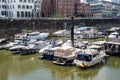 Dusseldorf, Media Harbour with contemporary architecture, Germany