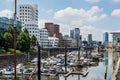 Dusseldorf, Media Harbour with Rheinturm tower, Germany