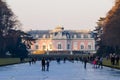 Dusseldorf, North Rhine-Westphalia, Germany - January 22, 2017. Castle Benrath