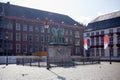 Dusseldorf, NRW,Germany - September 11th 2022. Monument to the Elector of the Palatinate Johann Wilhelm on the old market square