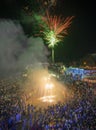 Dussera Procession with fireworks in Jagdalpur,Chhattisgarh,India