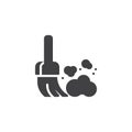 Dust allergy symptoms vector icon