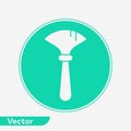 Dust brush vector icon sign symbol