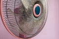 Dust on cover electric fan it dirty and make effect on air Royalty Free Stock Photo