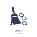Dust icon. Trendy flat vector Dust icon on white background from