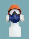 Dust mask with valve. Royalty Free Stock Photo