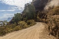 Dust road B30 near Debark, Ethiop