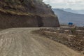 Dust road near Lalibela, Ethiop