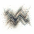 Dust specks with a zigzag pattern, creating a lively and dynami