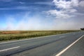 Dust storm Royalty Free Stock Photo