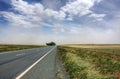 Dust storm Royalty Free Stock Photo