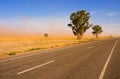 Dust storm Royalty Free Stock Photo