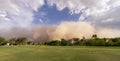 Dust Storm Approaching Royalty Free Stock Photo