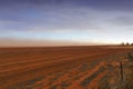 Dust Storm Australian Farm Royalty Free Stock Photo