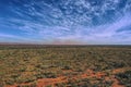 Dust storm in outback Australia Royalty Free Stock Photo