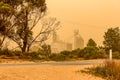 Dust Storm Royalty Free Stock Photo