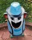 This is about a dustbin into a park. Royalty Free Stock Photo