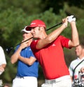 Dustin Johnson at the 2011 US Open Royalty Free Stock Photo