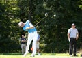 Dustin Johnson at the 2015 Barclays Tournament practice rounds,Plainfield Country Club Edison,New Jersey.