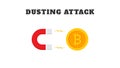 dusting attack of bitcoin with magnet