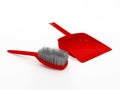 Dustpan and brush