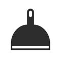 Dustpan simple vector icon