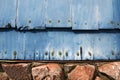 Dusty Blue Wooden Shingles