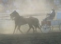 Dusty chuckwagon Royalty Free Stock Photo