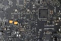 Dusty laptop mother board