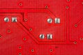 Dusty old sound card close-up. Royalty Free Stock Photo