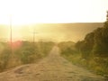 Dusty outdoor road, Mina Calvero, Cordoba