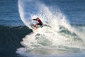 Dusty Payne of Hawaii, Surfing at Off the Wall Royalty Free Stock Photo