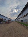 dusty roads factory building project