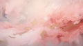 Dusty Rose: A Faith-inspired Abstract Painting In Pink And Gold