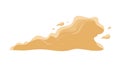 Dusty Sand Cloud Explosion Effect Vector Art, vector design Generative AI Royalty Free Stock Photo
