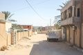 Dusty street in Sidi Ali Ben Aoun