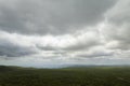 Dusty Tracks Through Bushland Into The Distance On Cloudy Day Royalty Free Stock Photo