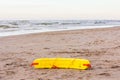 Dutch beach life saving floatation aid on the beach