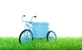 Dutch blue transport bycicle