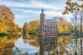 Dutch Bouvigne Castle in the autumn season