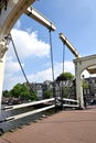 Dutch bridge in Amsterdam Royalty Free Stock Photo