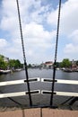 Dutch bridge in Amsterdam Royalty Free Stock Photo