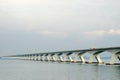 Dutch bridge over the Oosterschelde Royalty Free Stock Photo