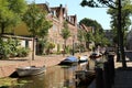 Dutch Canal Boats and Houses